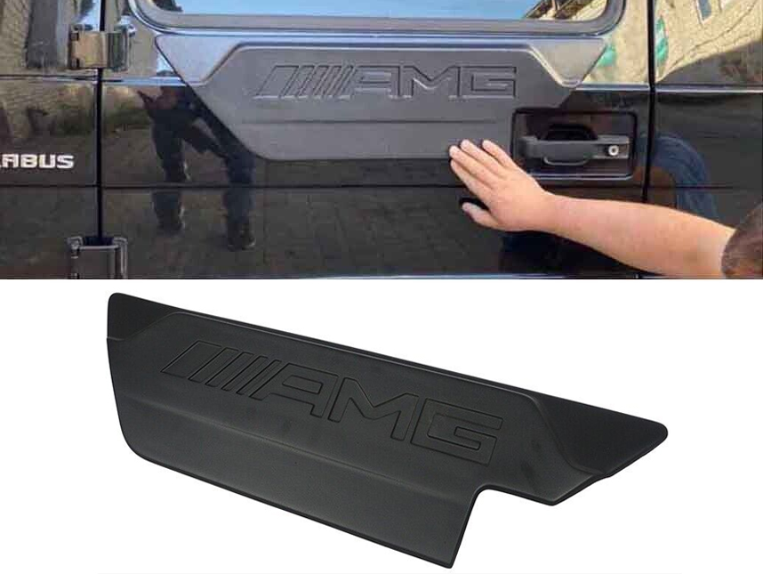 Mercedes-Benz W463 G-Class Spare Tire Mount Holes Cover AMG Rear Door Attachment